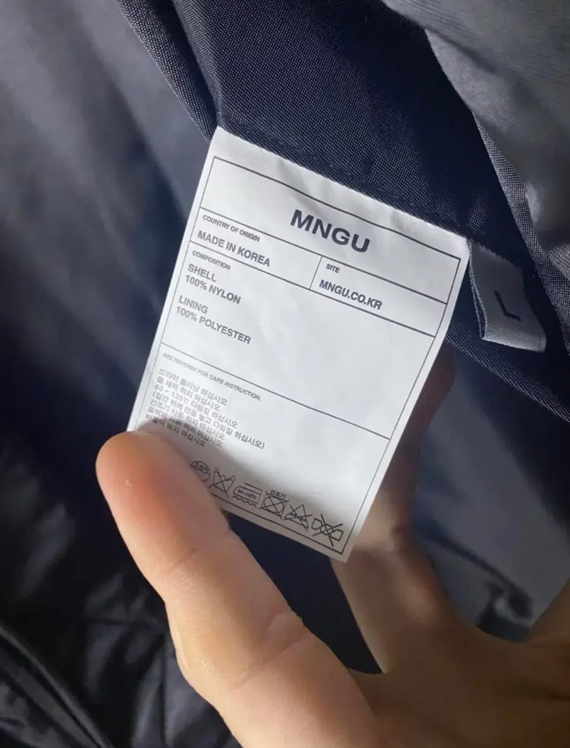 [L] MNGU 패디드 MA-1 자켓 블랙 상품이미지7