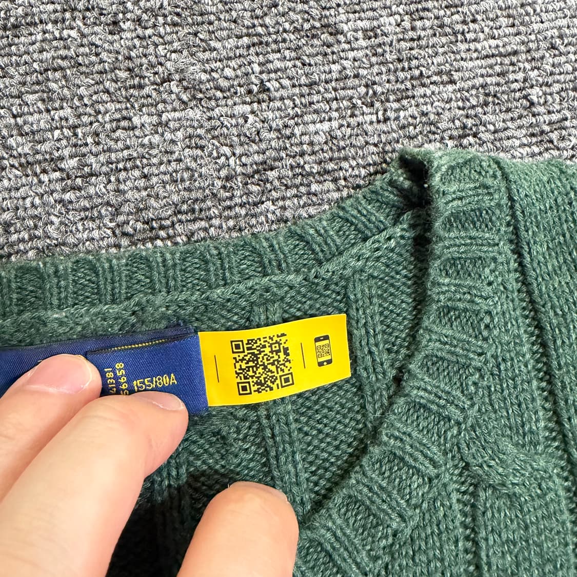 폴로 랄프로렌 꽈배기 니트 상품이미지6