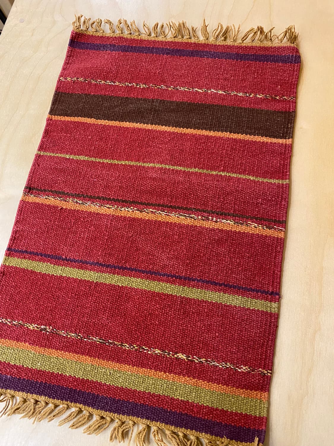 VTG traditional hand made rug 빈티지 러그 상품이미지5