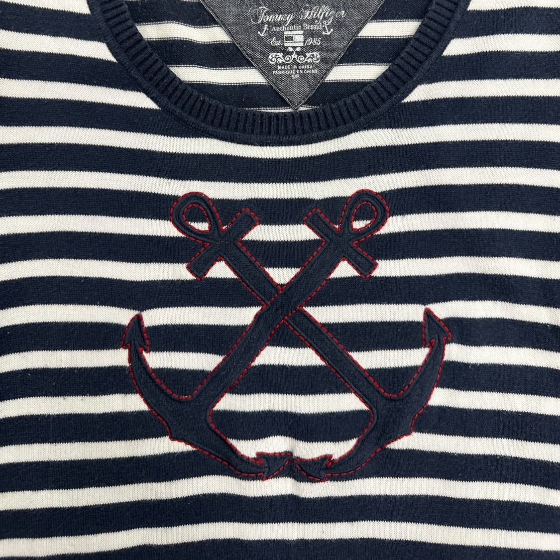 Tommy Hilfiger, Anchor Stripe Knit Top 상품이미지6