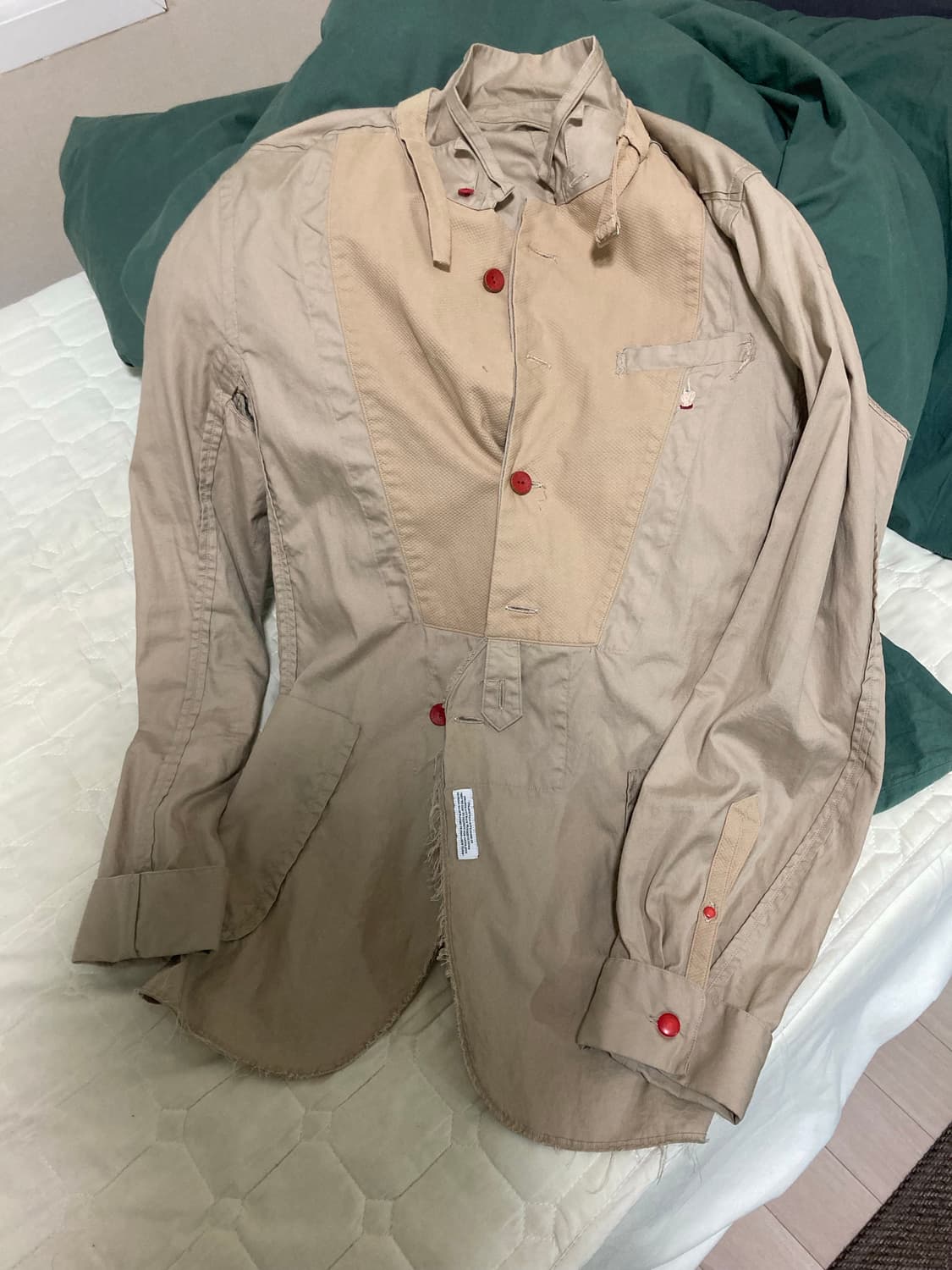 언더커버 beige shirt jacket 상품이미지1