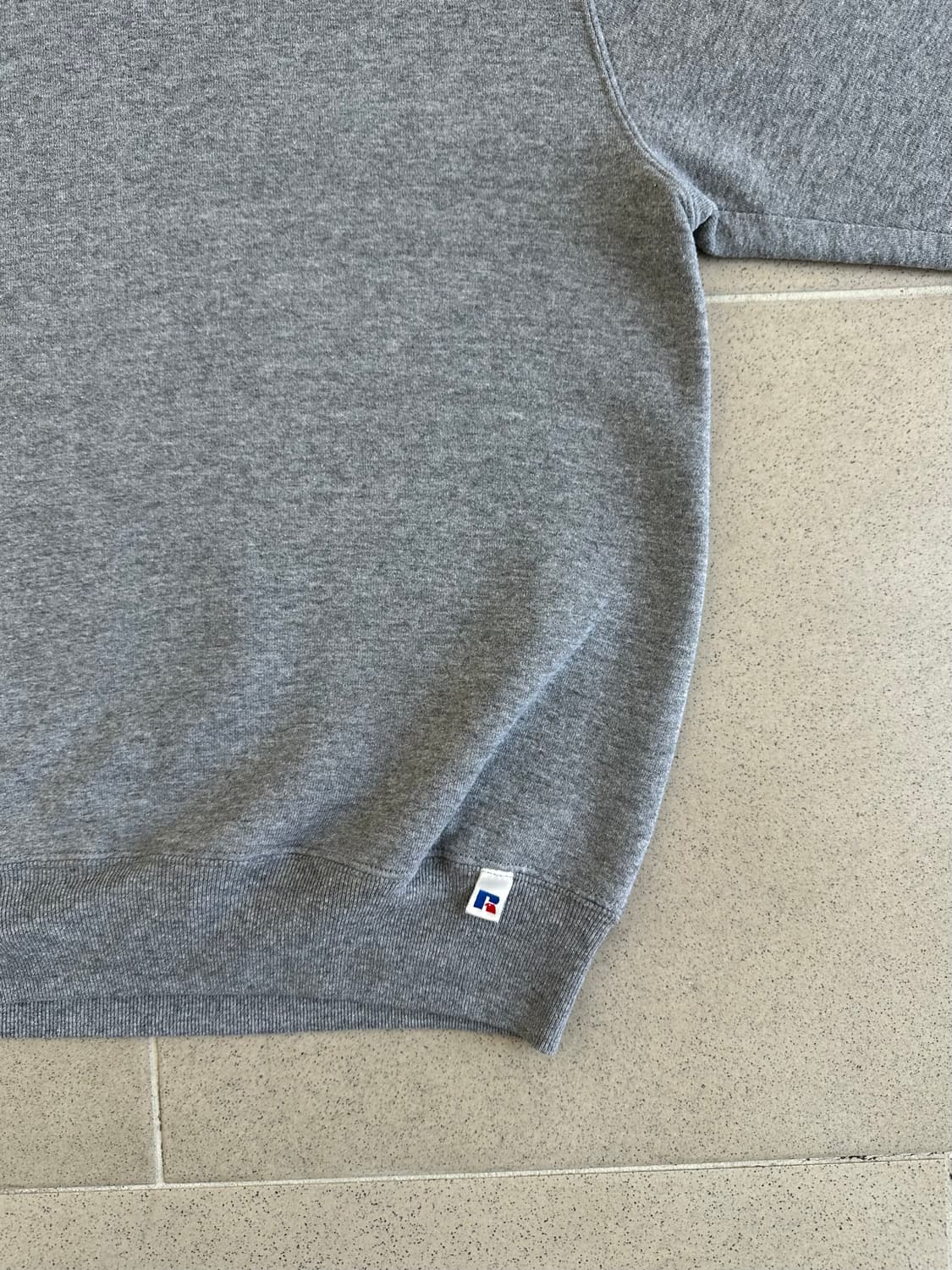 90s 빈티지 러셀 스웻셔츠 그레이 L USA 상품이미지3