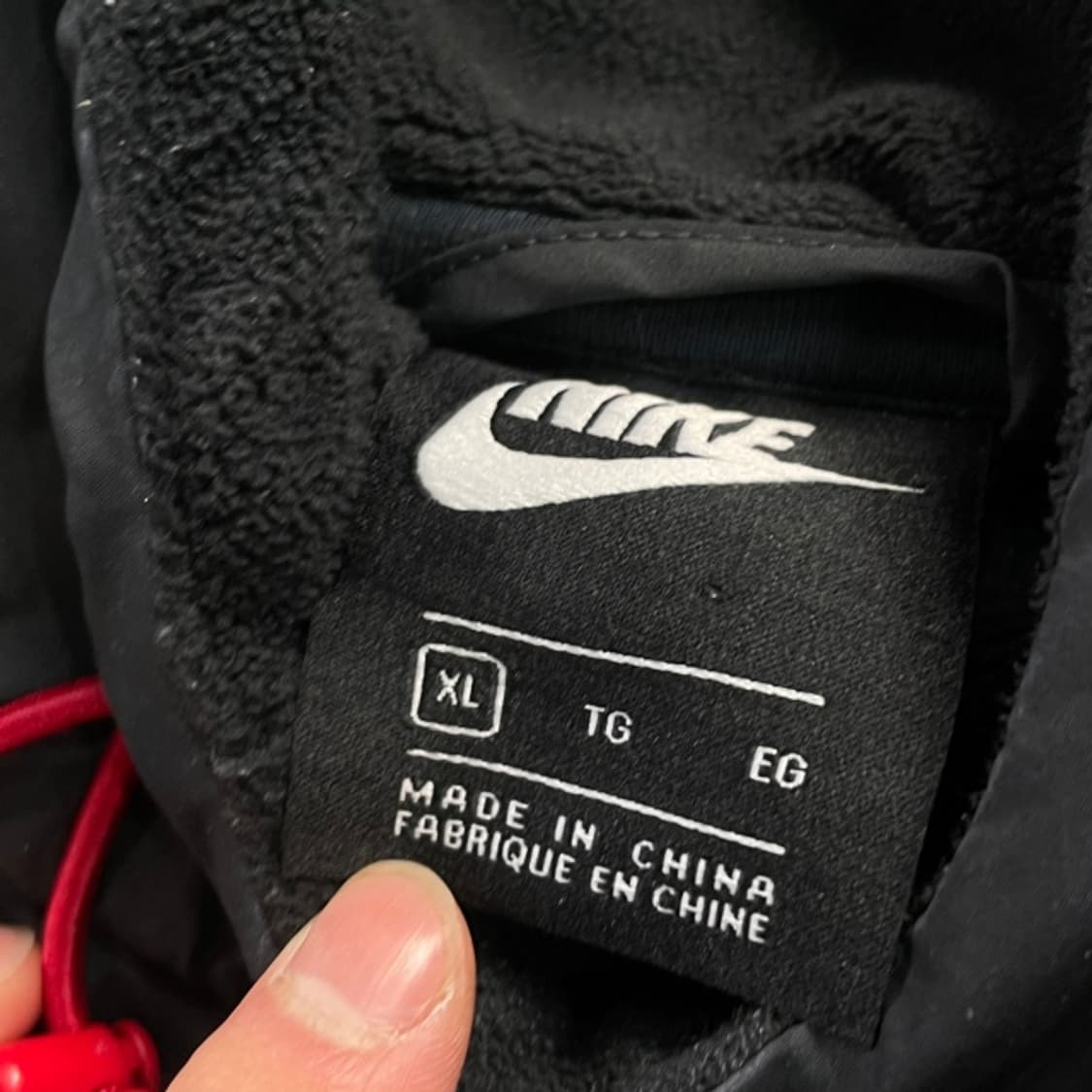 105 나이키 쉘 패널 후리스 후드티 상품이미지3