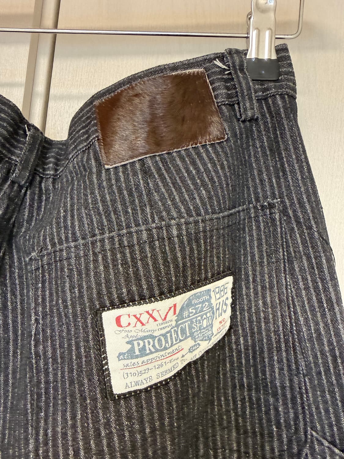 리키 스트라이프 데님 팬츠 P.C Striped Denim Pants 상품이미지4