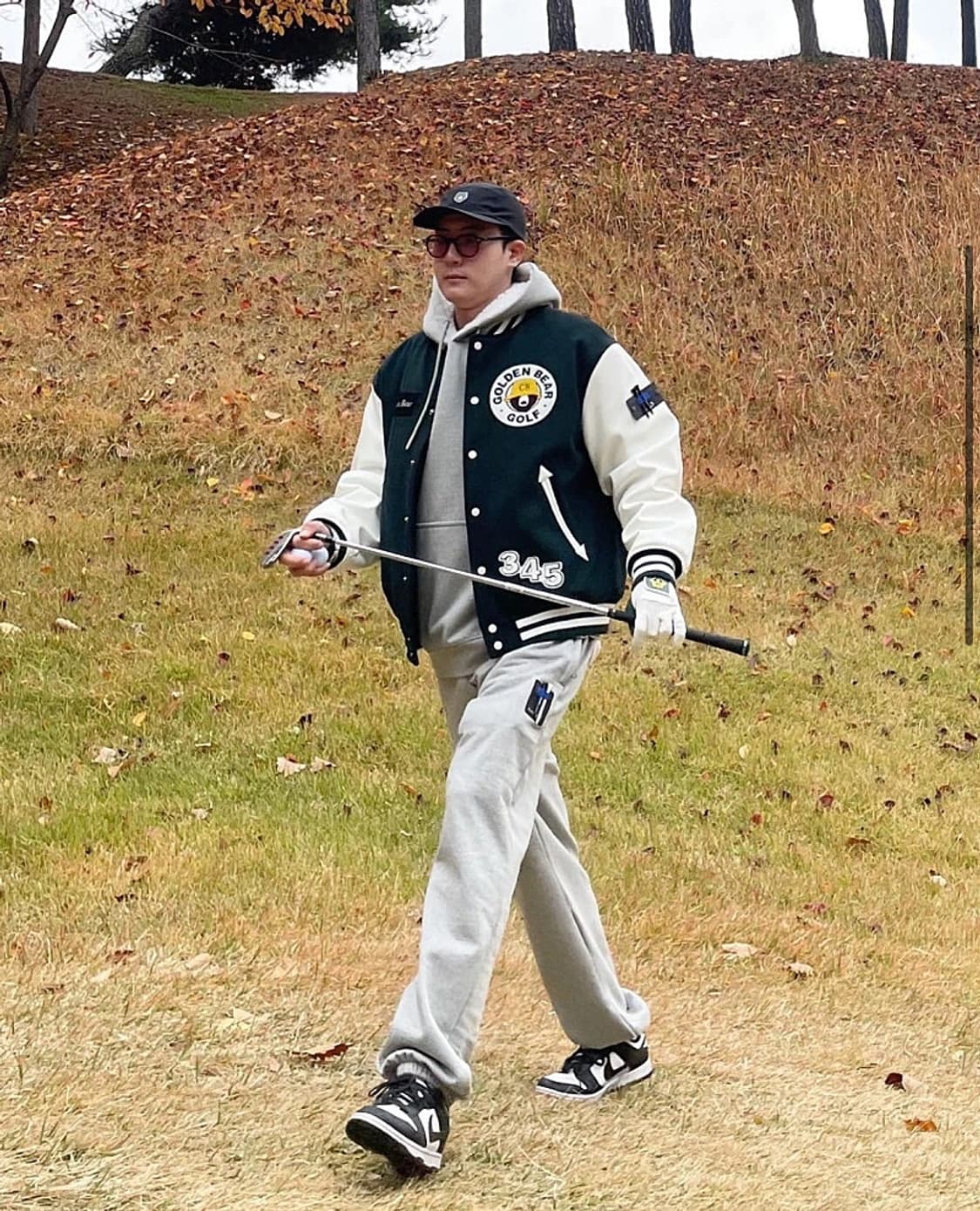 95) 골든베어 패치 바시티자켓  상품이미지1