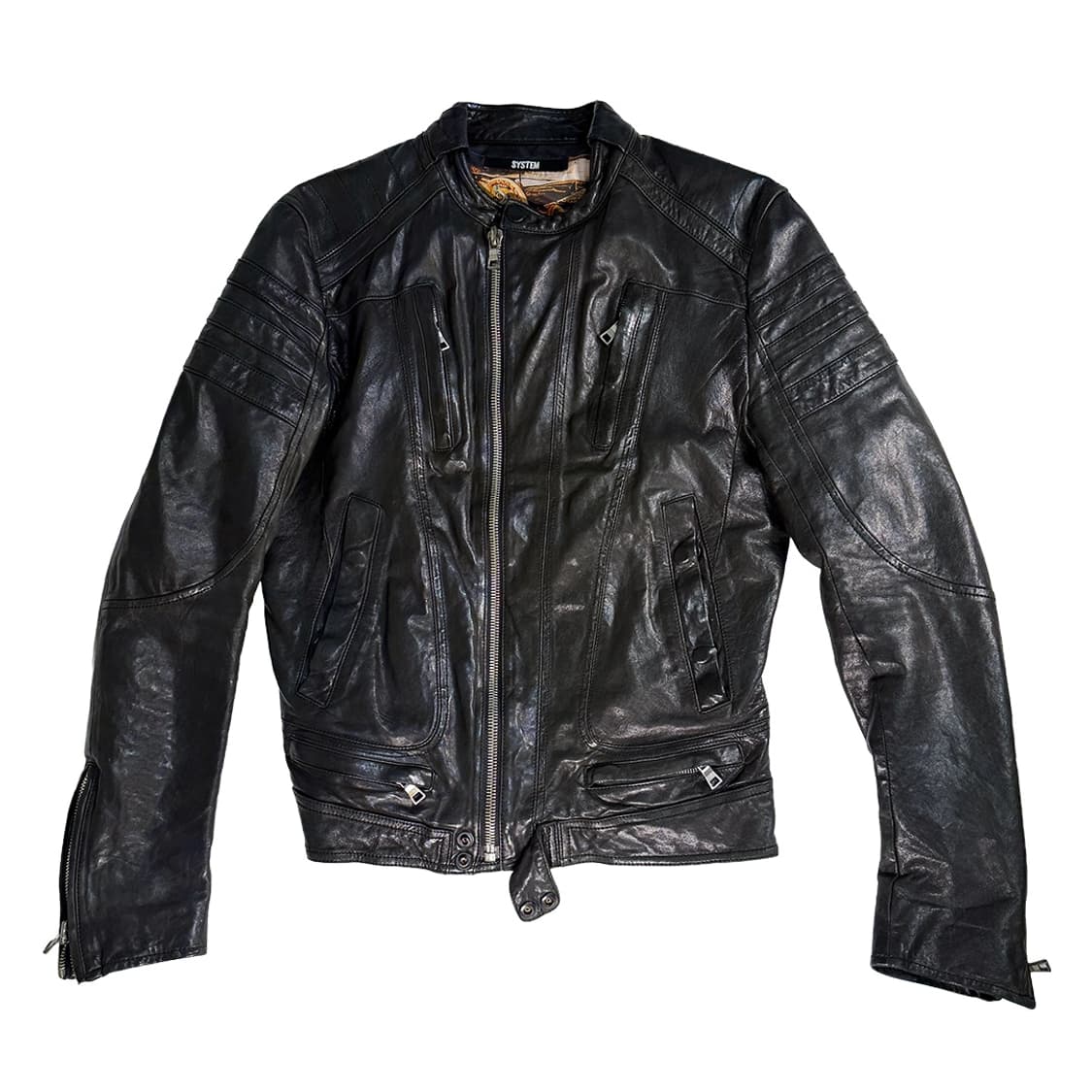 12f/w 시스템옴므 라이더 가죽자켓 100 상품이미지1