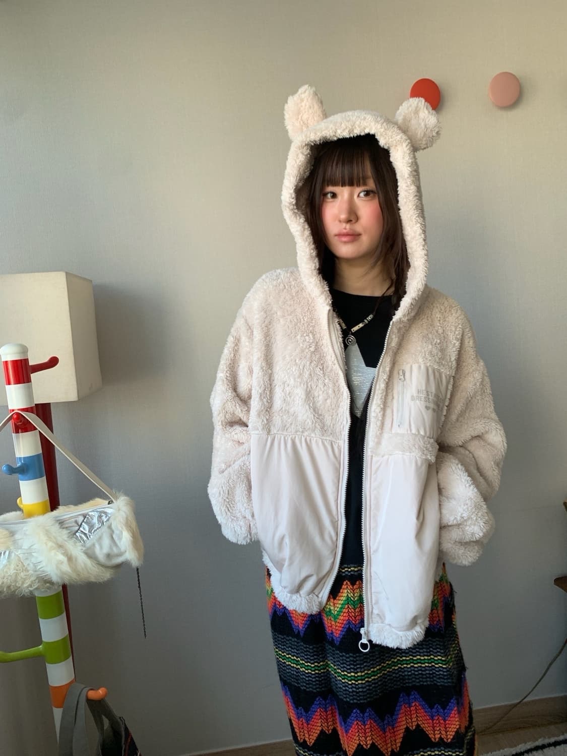 bear fur.. fleece jumper 상품이미지1