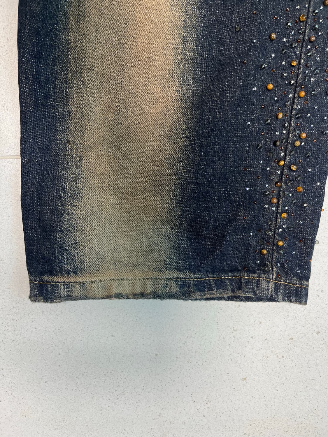 604service BEADED U SHAPE WAIST JEAN 상품이미지8