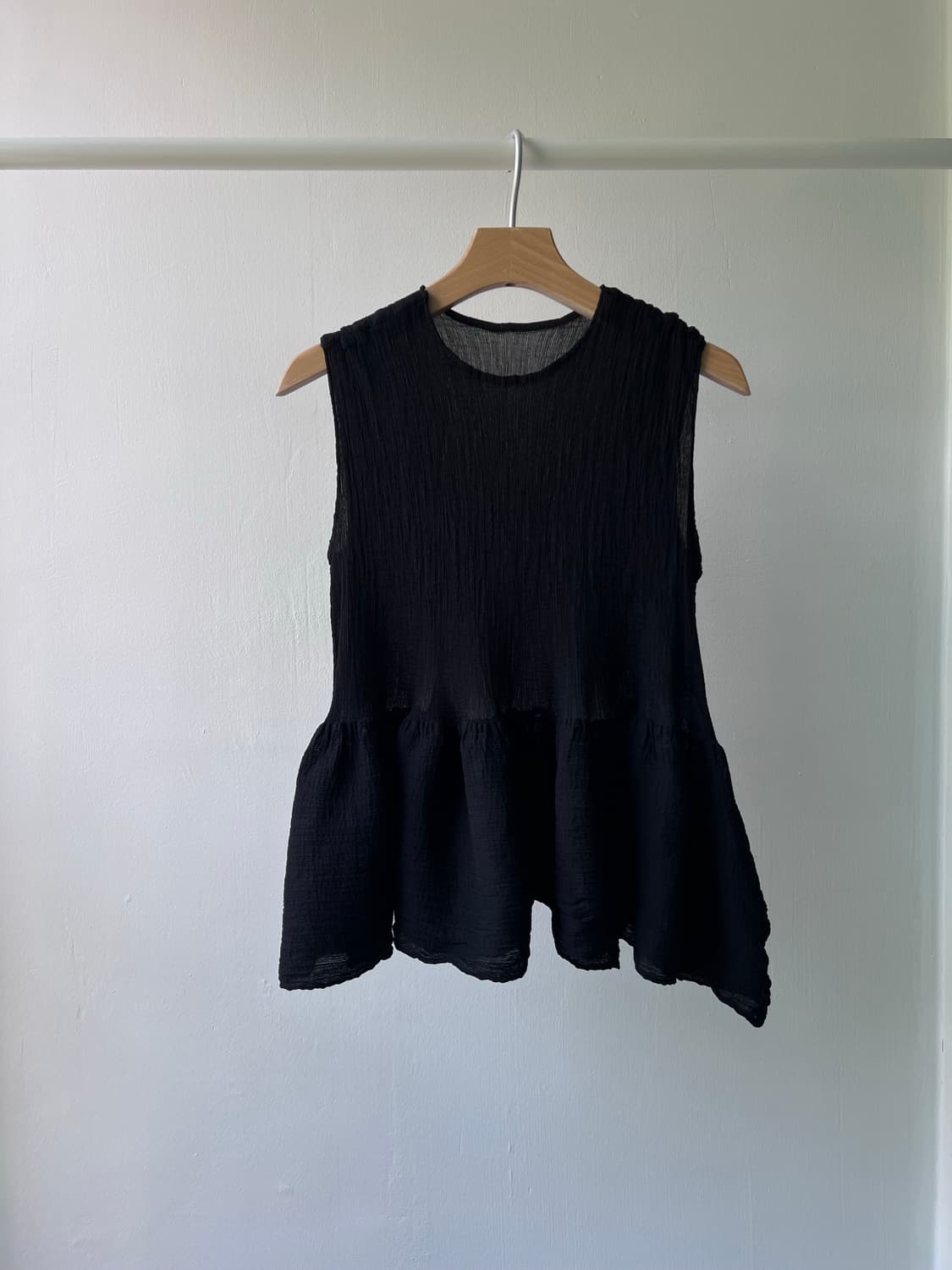 (새상품) 플리츠플리즈 미 바운스 블라우스 상품이미지1