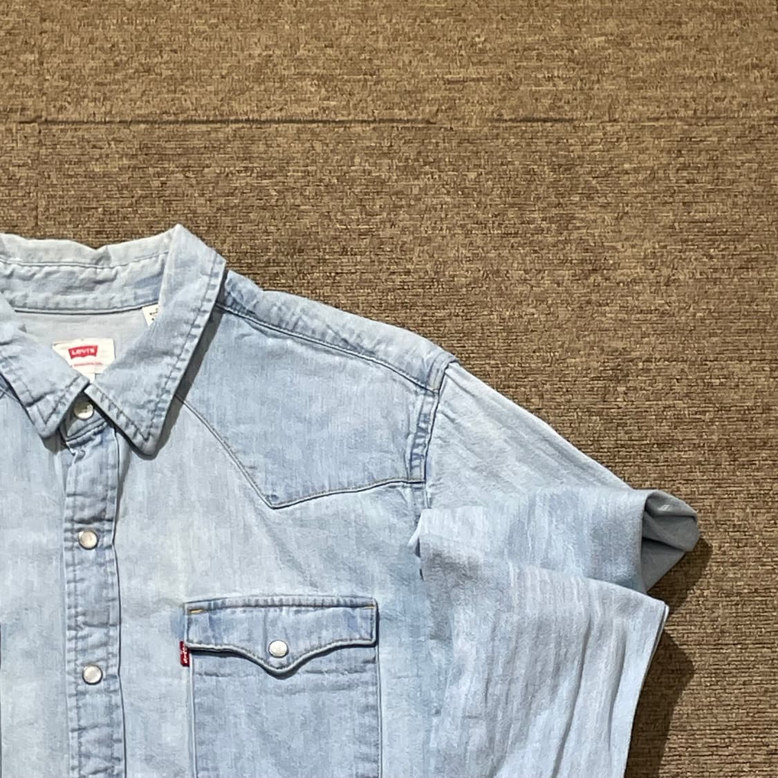 (L) Levi's 리바이스 코튼 데님 셔츠 상품이미지4