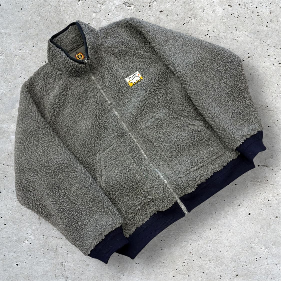 [2XL] HUMAN MADE 휴먼메이드 보아 후리스 그레이 B525 상품이미지2