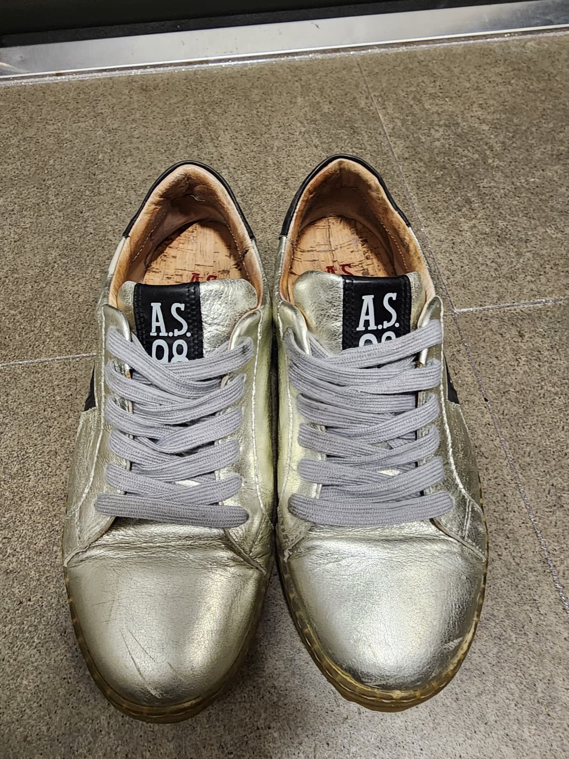 AS.98 실버 스니커즈(260~265) 상품이미지2