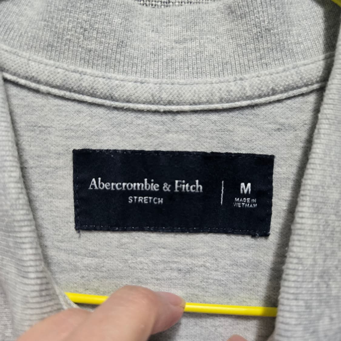 아베크롬비 회색  카라 반팔티  상품이미지4