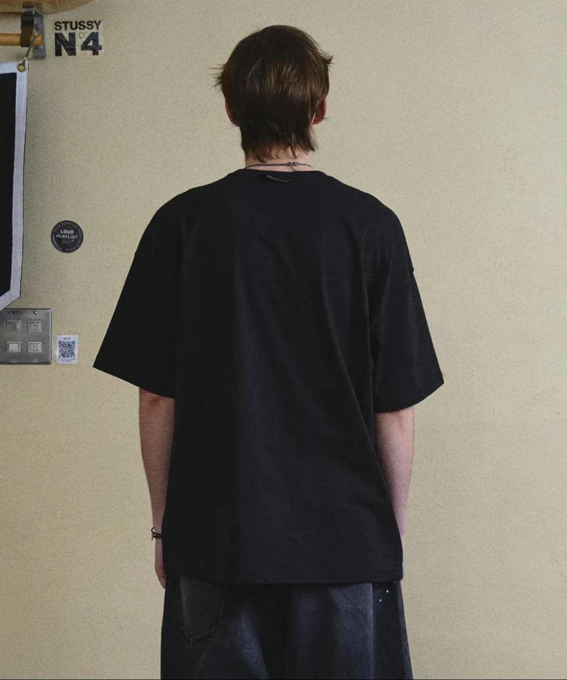 메종미네드 블랙 반팔 티셔츠 L 상품이미지3