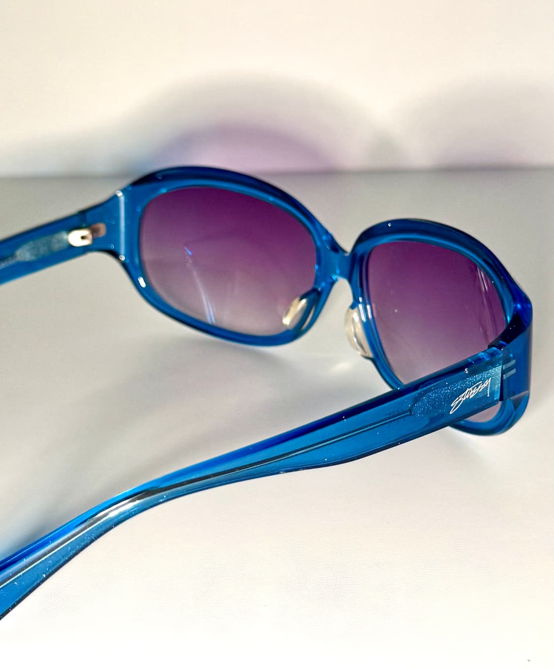 스투시(Stussy) HIT 선글라스 블루 빈티지 단품 상품이미지2