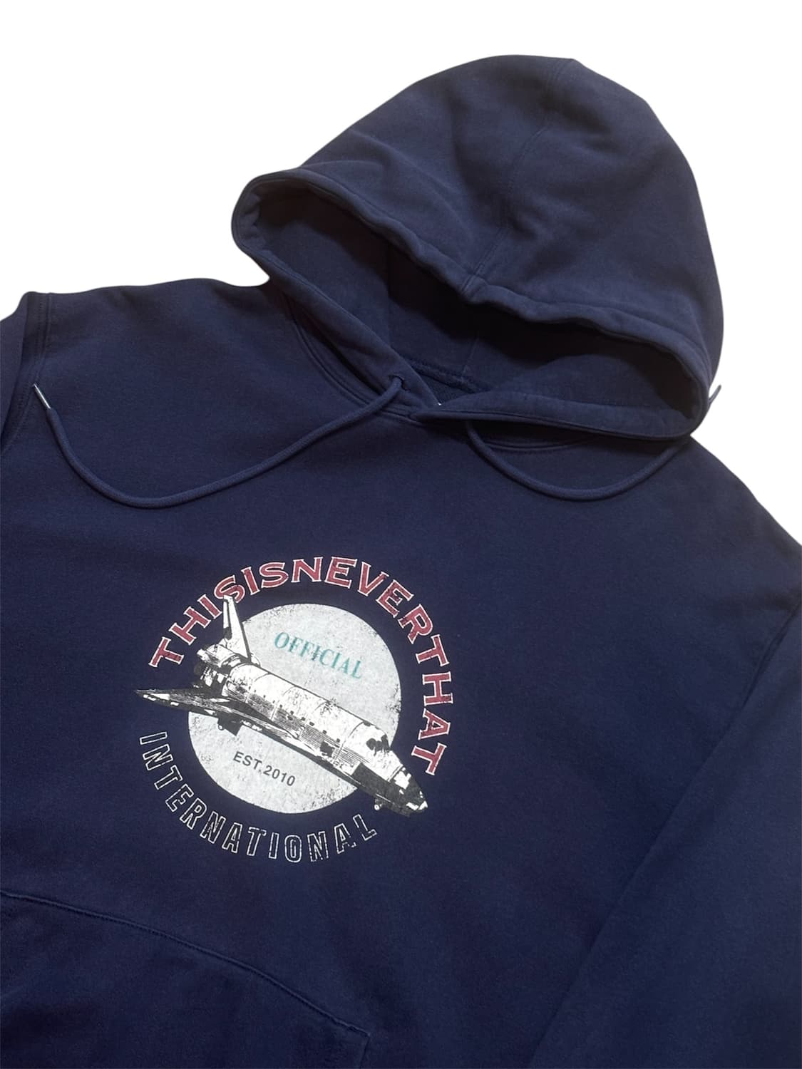 디스이즈네버댓 빈티지 우주선 후디드 스웻 셔츠 상품이미지3