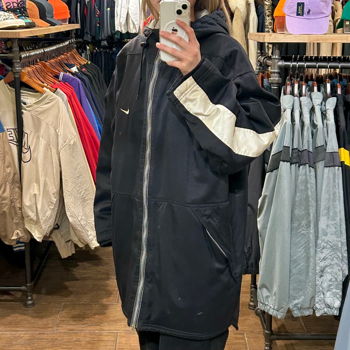 [HI] 나이키 롱패딩 블랙 상품이미지4