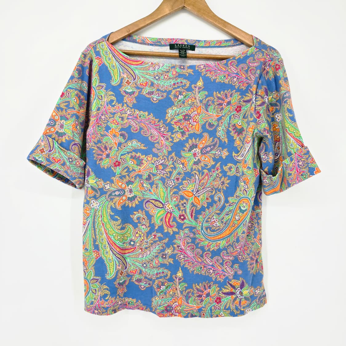 로렌 랄프로렌 페이즐리 반팔 티셔츠 상품이미지9