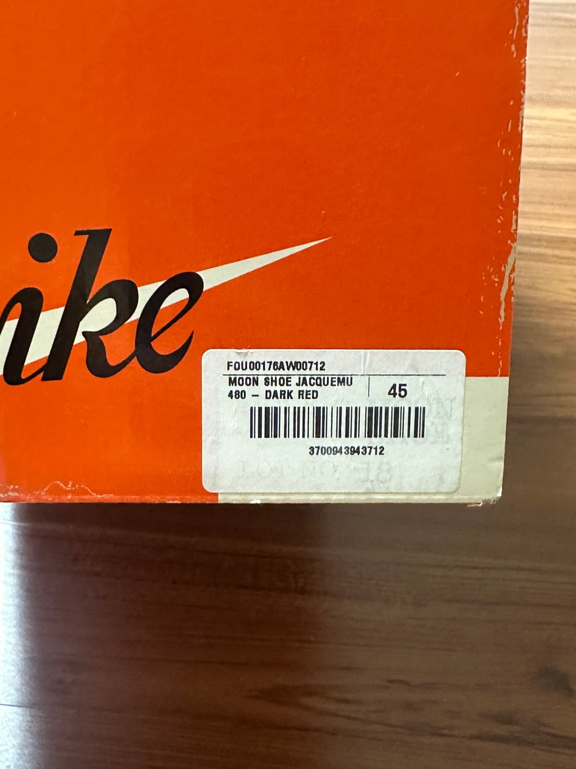 나이키 자크뮈스 문슈즈 레드 45사이즈 w295 상품이미지6