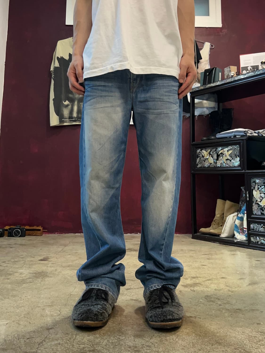 Levis (리바이스) 엔지니어드 커브드 데님 팬츠 상품이미지6