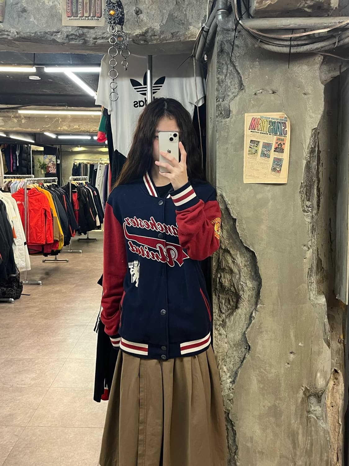 맨유 스타디움 자켓 네이비 #csz2075 상품이미지2