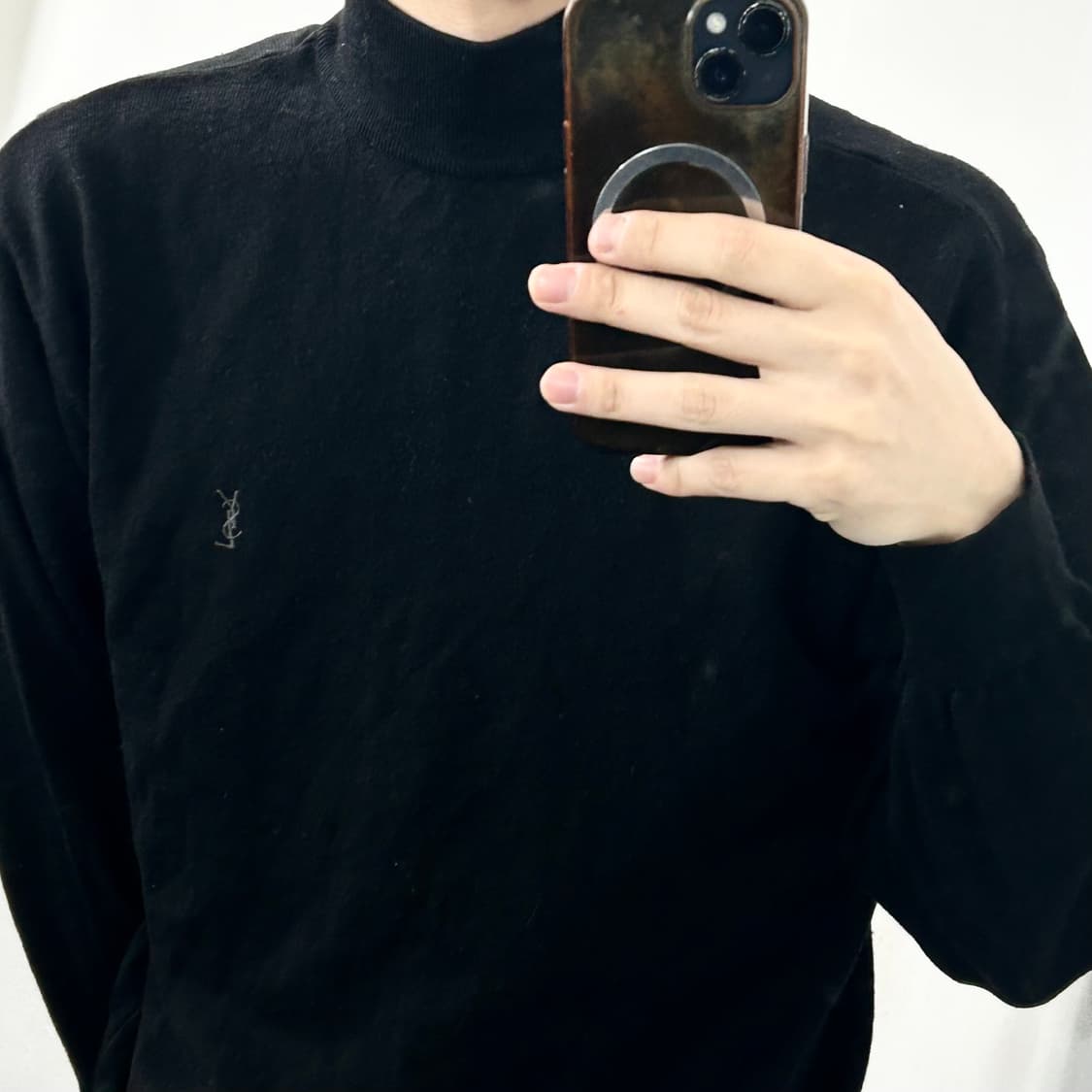 입생로랑 모크넥 니트 상품이미지3