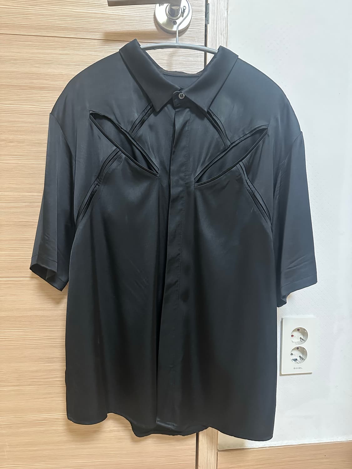X shirt gleamy black (2) 상품이미지2
