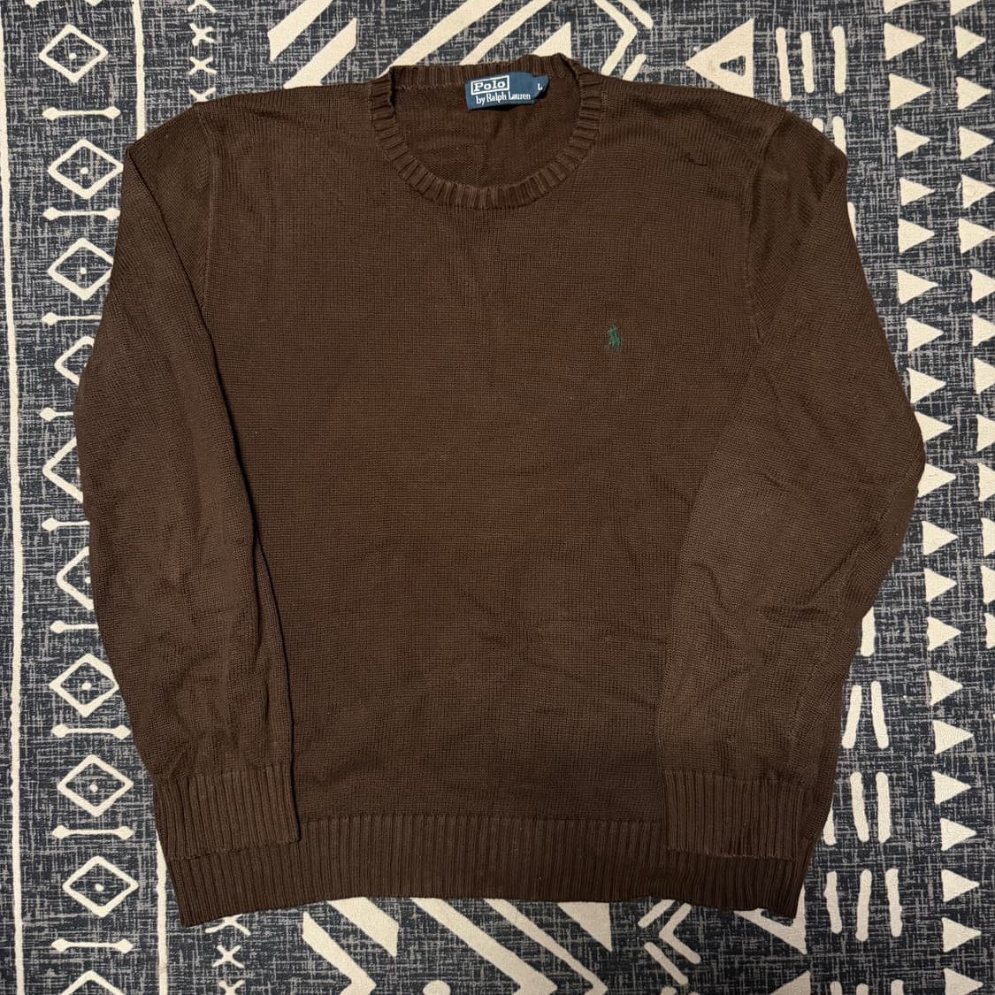 폴로 브라운 니트 상품이미지1