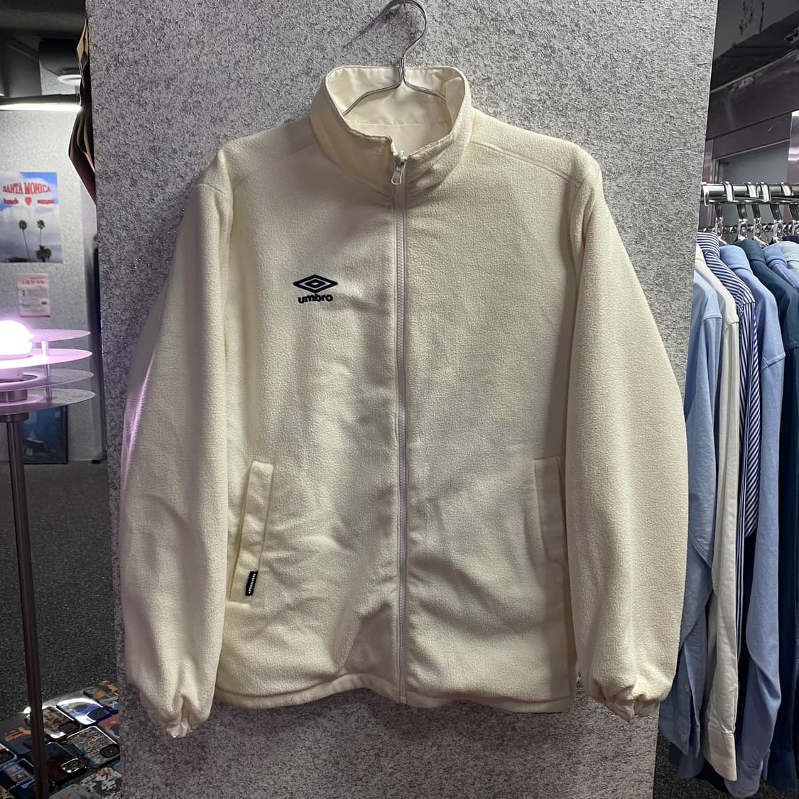 엄브로 플리스/폴리 리버시블 자켓 B3009 상품이미지2