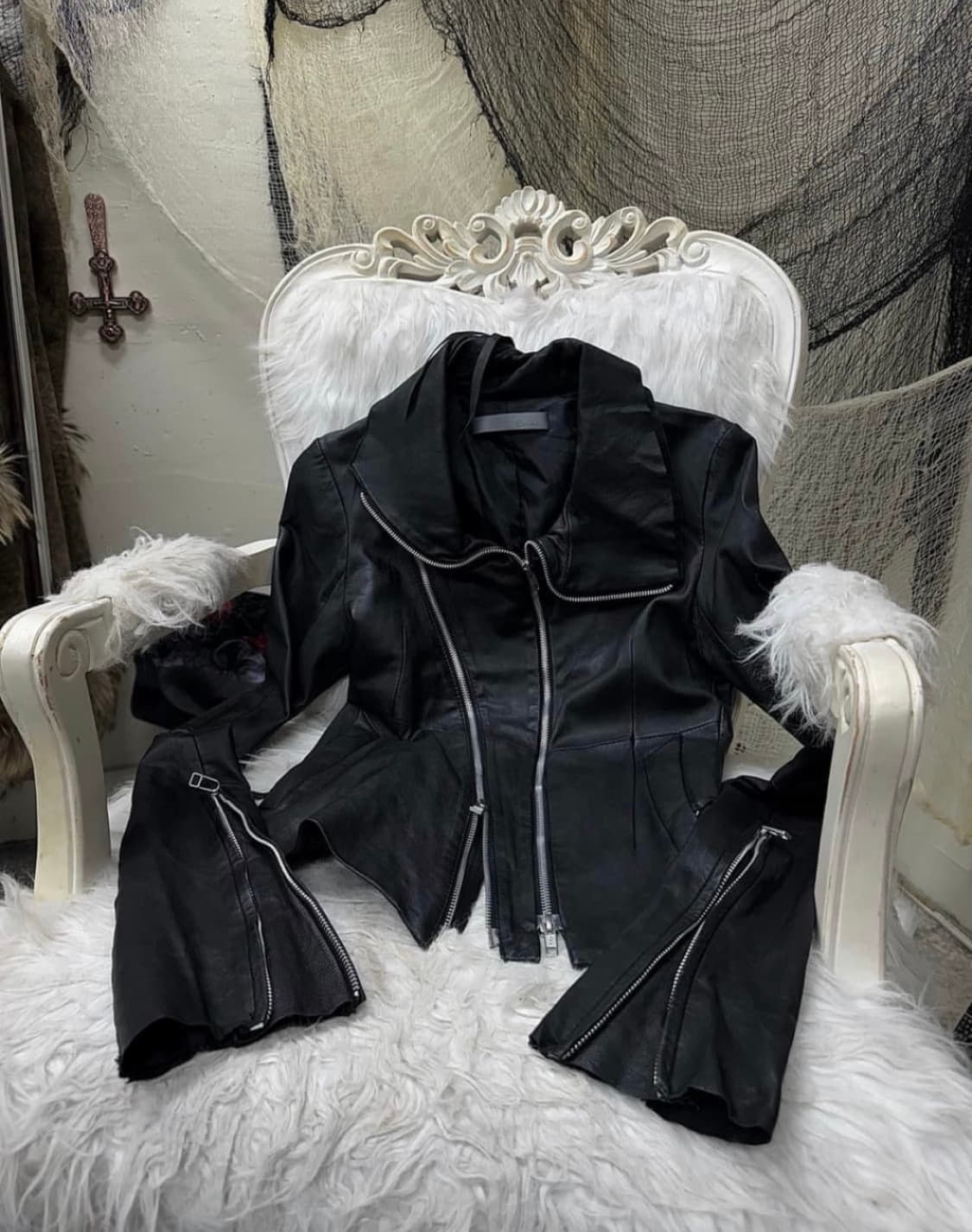 Ekam archive gimmick leather jacket 상품이미지1