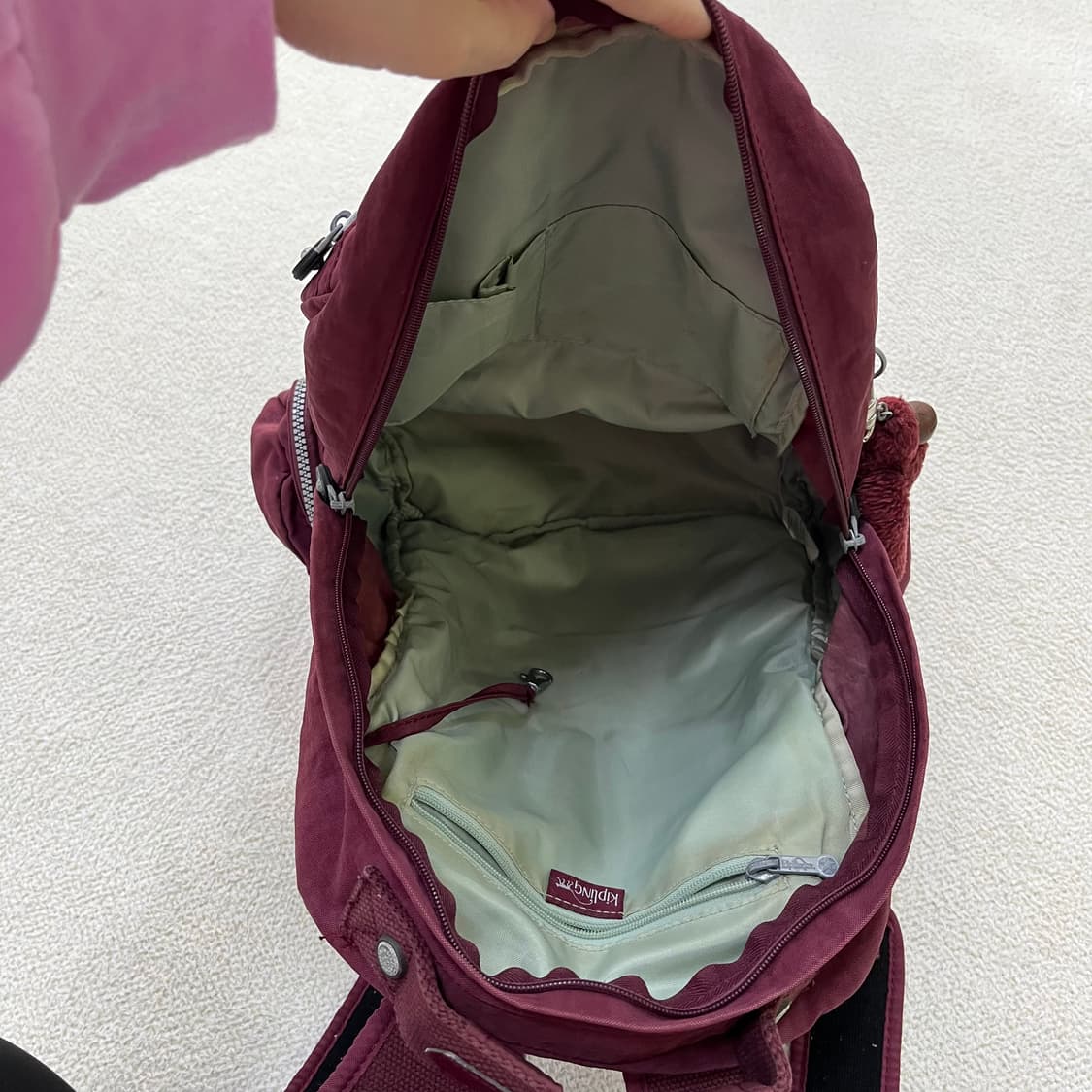 실측확인 키플링 빈티지 백팩 0406M 상품이미지4