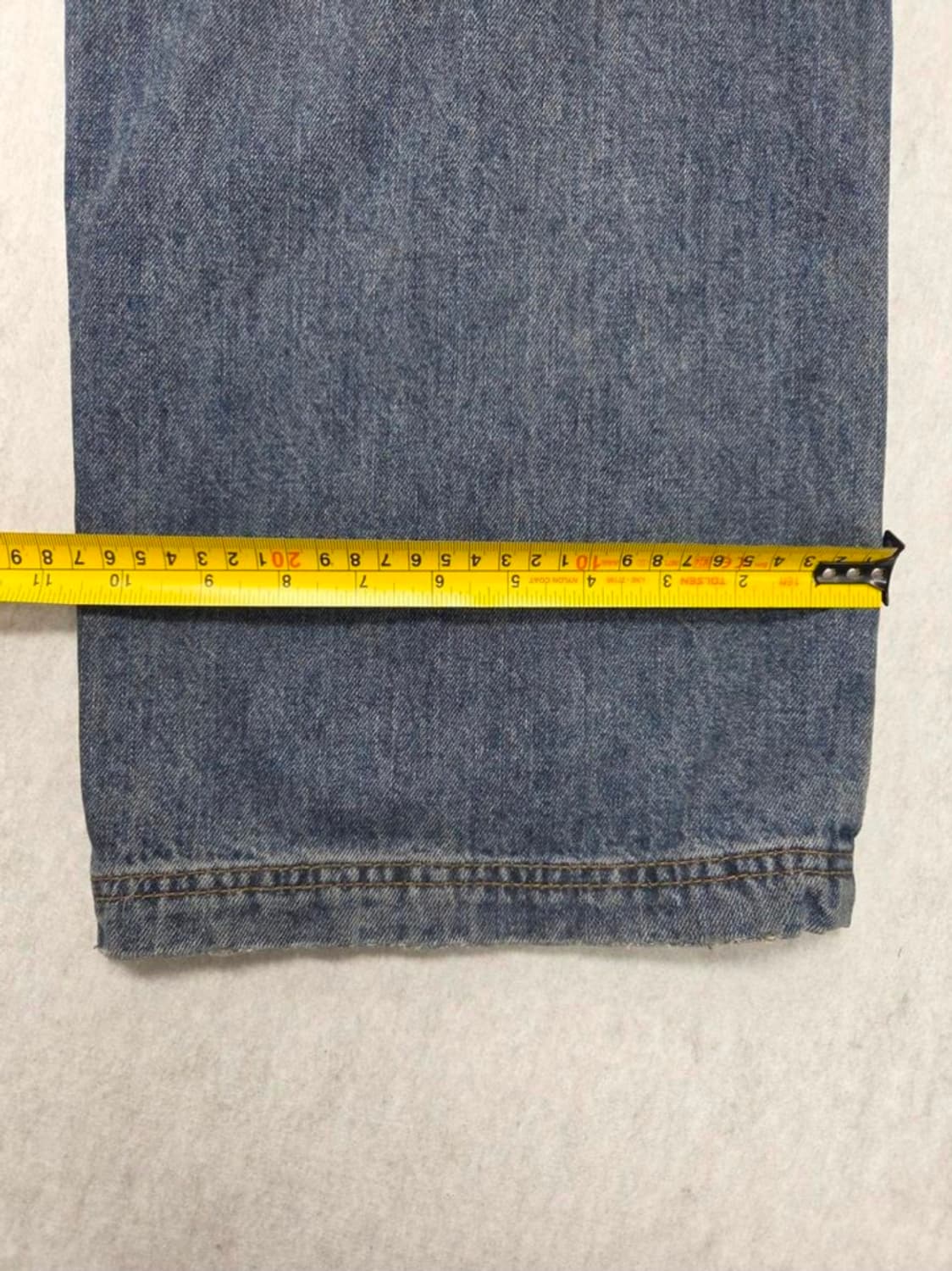 여성 M 마뗑킴 헤비 워시드 데미지 데님 청바지 상품이미지4