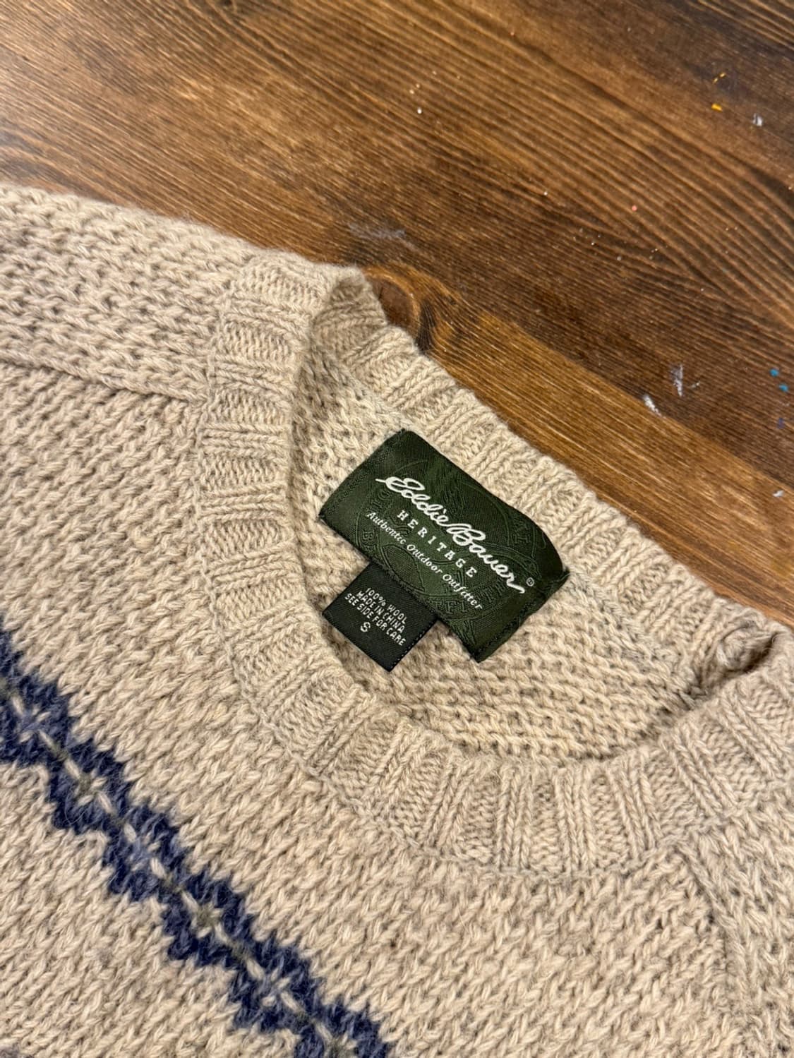 에디바우어 페어아일 니트 100 상품이미지7