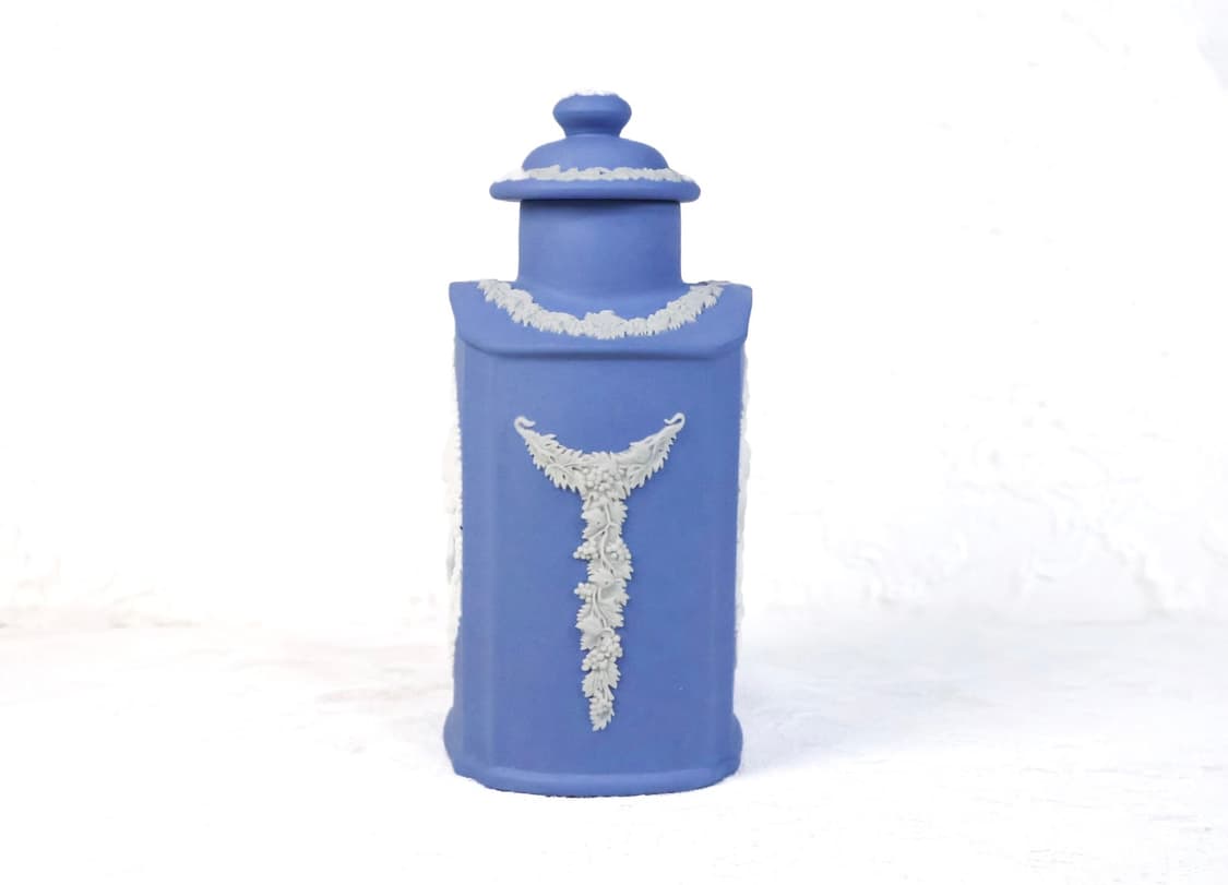 [영국앤틱] (레어) 웨지우드 제스퍼웨어 페일블루 한정 티캐디 상품이미지4