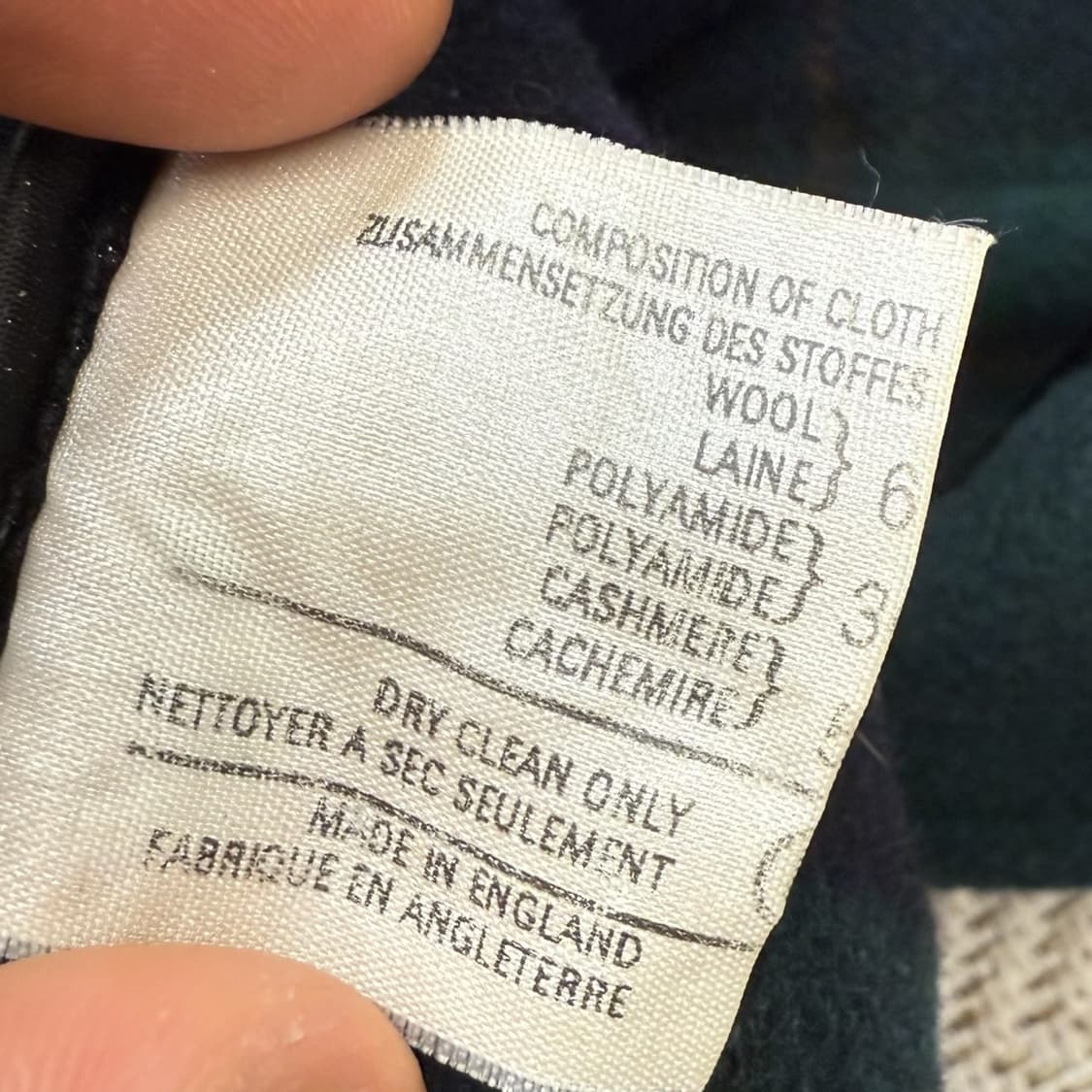 잉글랜드 울 더플코트 r1991 상품이미지10