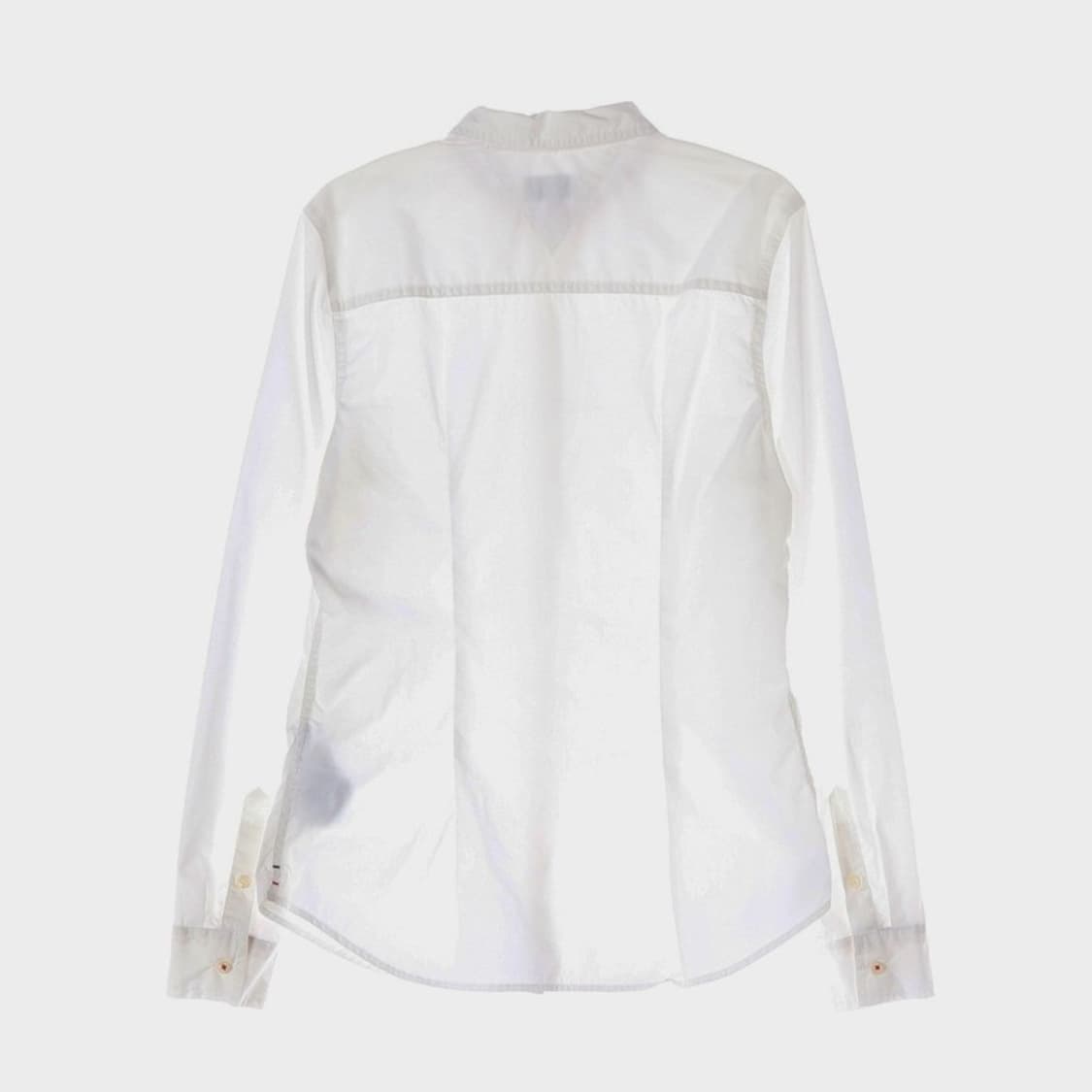 타미진스 여성 스몰 로고 화이트 스판 셔츠 M 상품이미지2