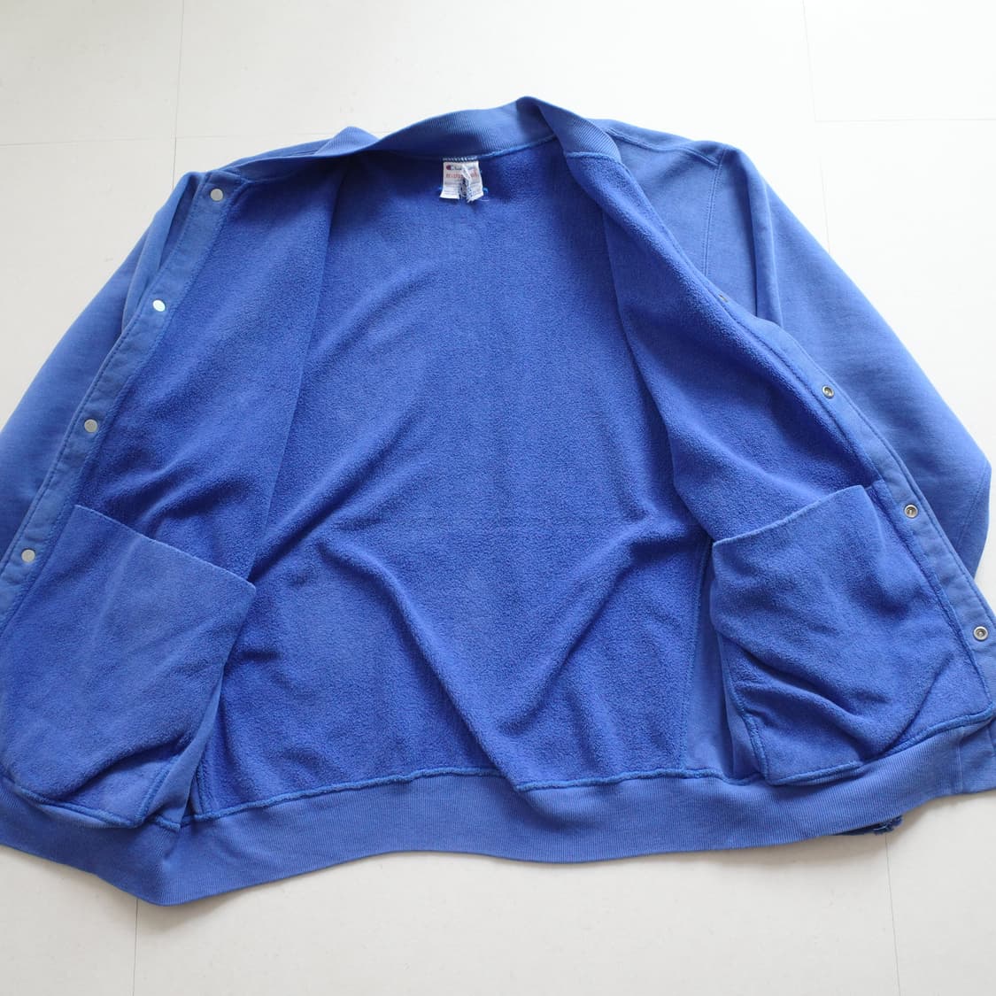 90s 챔피온 리버스위브 스냅 버튼 자켓 MADE in USA(L)  상품이미지4