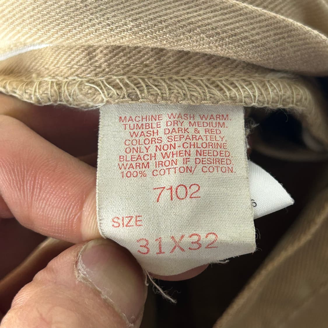 [Lee] 리 웨스터너 베이지 부츠컷 코튼팬츠 상품이미지6