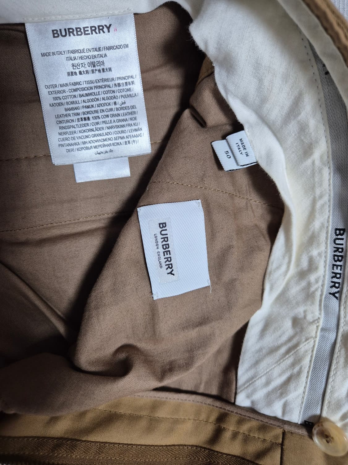 버버리 면바지/50 상품이미지6