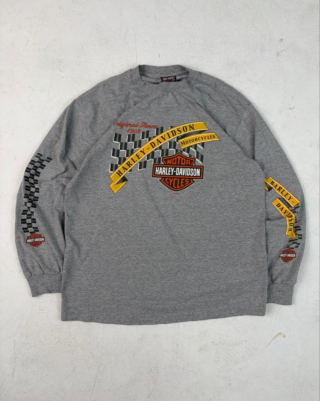 00s Harley Davidson L/S Tee (grey) 상품이미지1