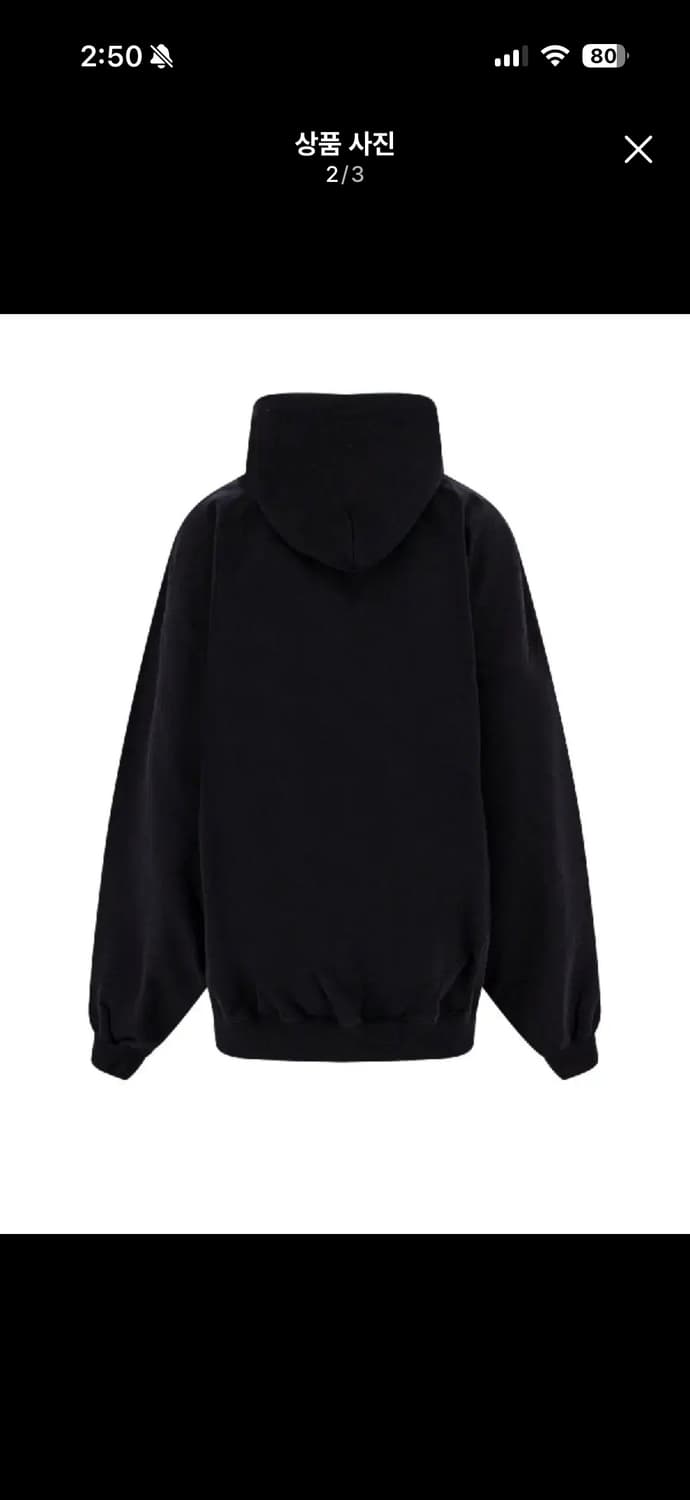 베트멍  플래그 로고 프린팅 후드 S 블랙 상품이미지3