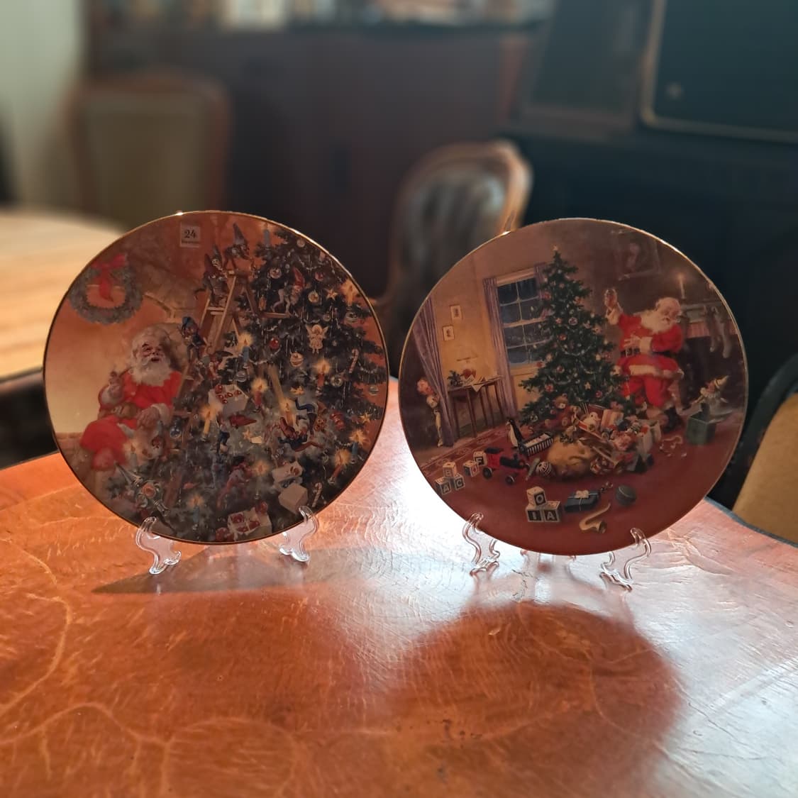 해밀턴컬렉션 크리스마스 장식 접시 상품이미지1