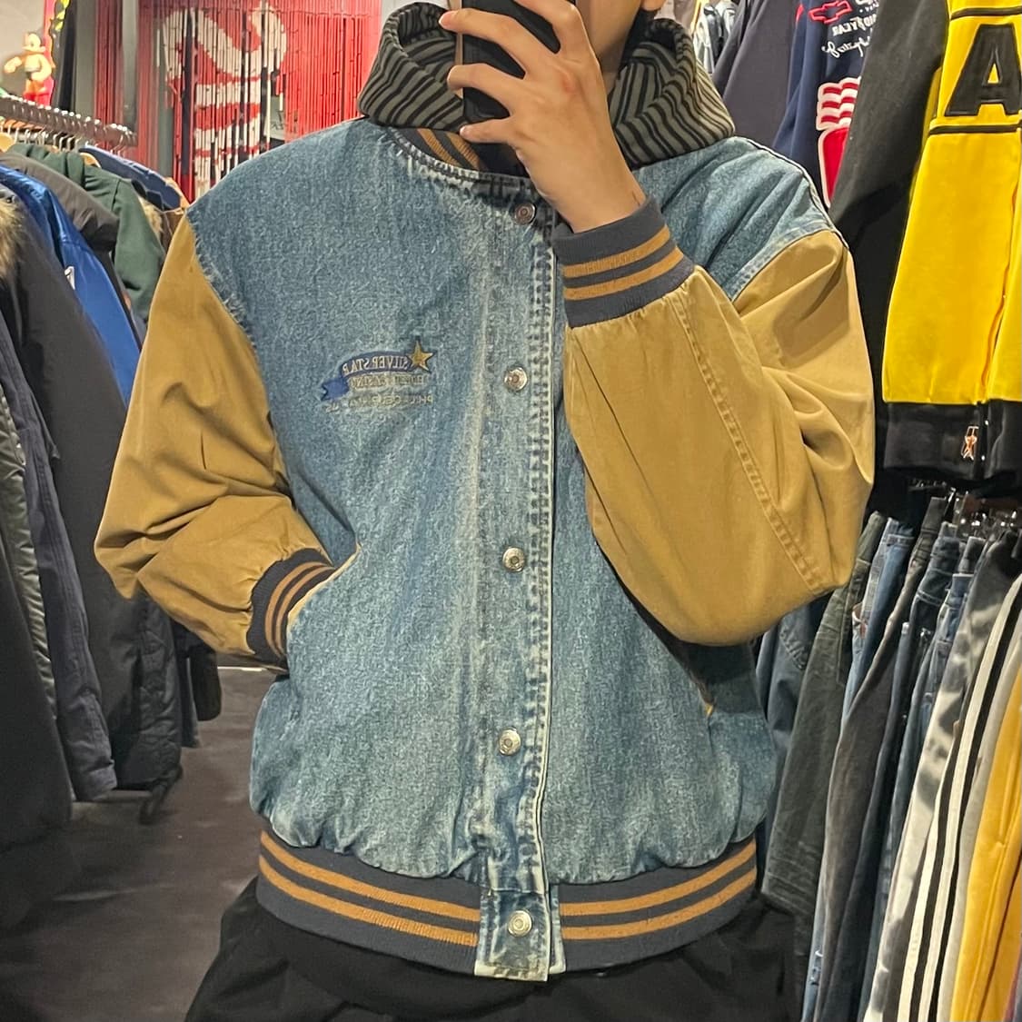 [IM] VTG 빈티지 데님 바시티 자켓 상품이미지2