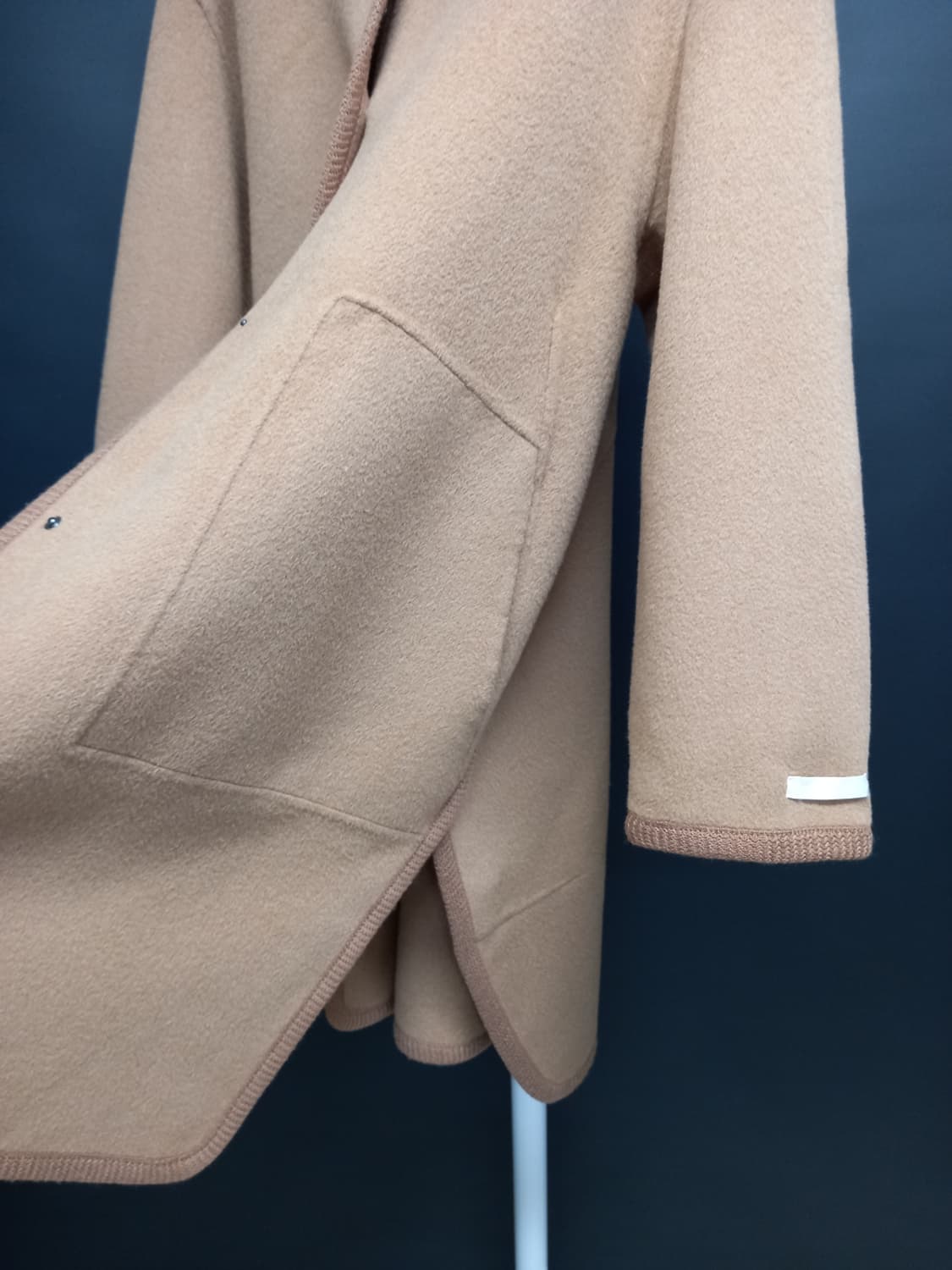 SJSJ 핸드메이드 캐시미어블랜 후드 롱 코트 44-77 상품이미지6