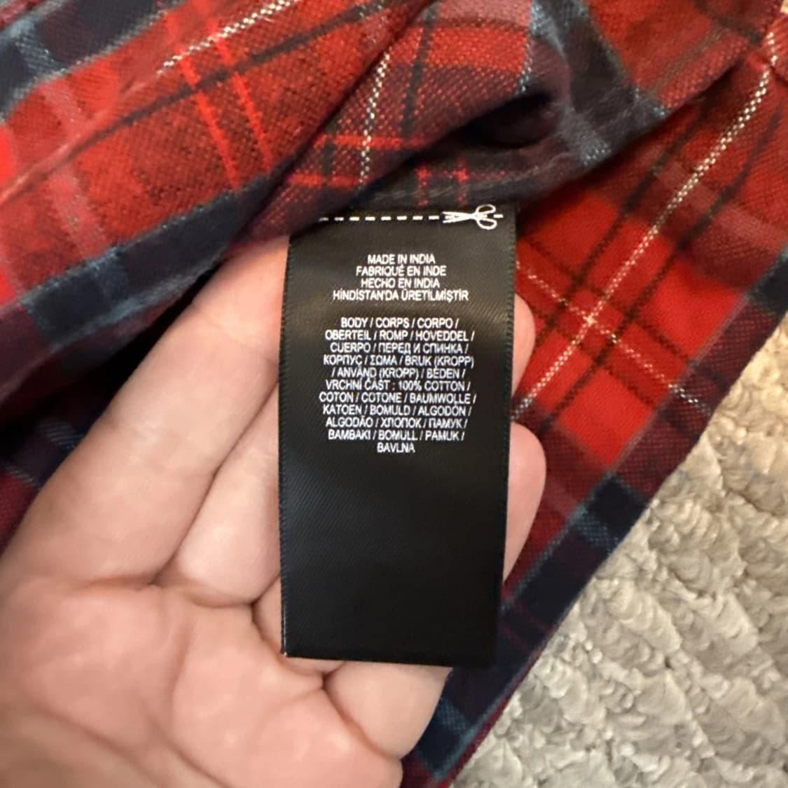 RRL 더블알엘 플래드 브러시 캠프 워크셔츠 레드 상품이미지5