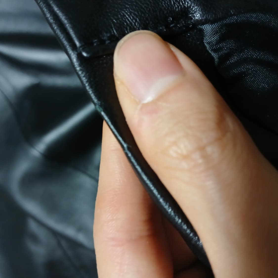 hasstige 헤스티지 양가죽 케이프 자켓 레더 상품이미지9