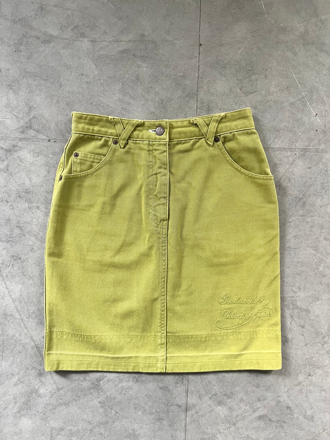 Valentino Jeans 발렌티노 진스 그린 데님 셋업 상품이미지8