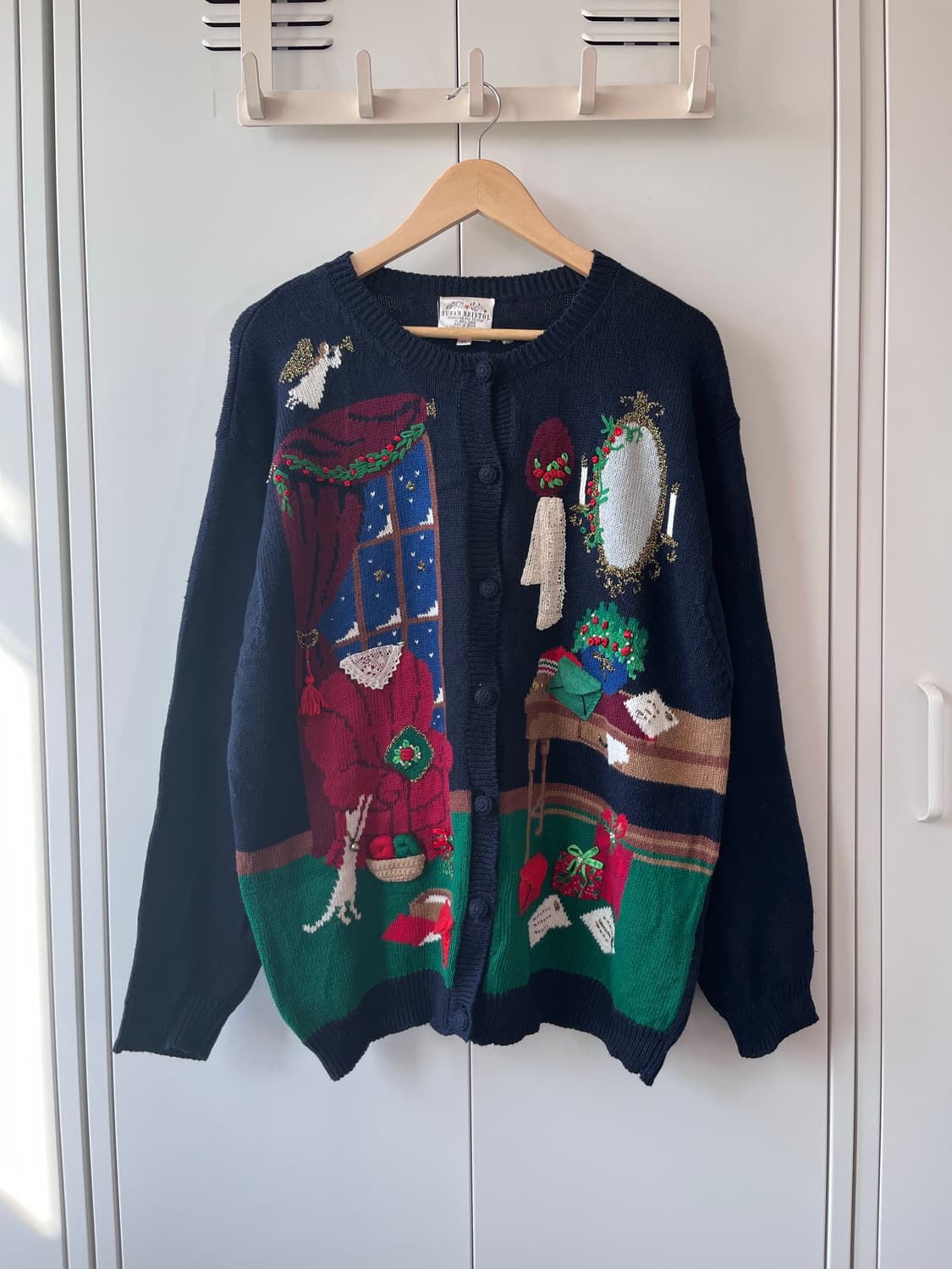 Susan bristol 핸드메이드 크리스마스 니트 가디건 외 1개 상품이미지1