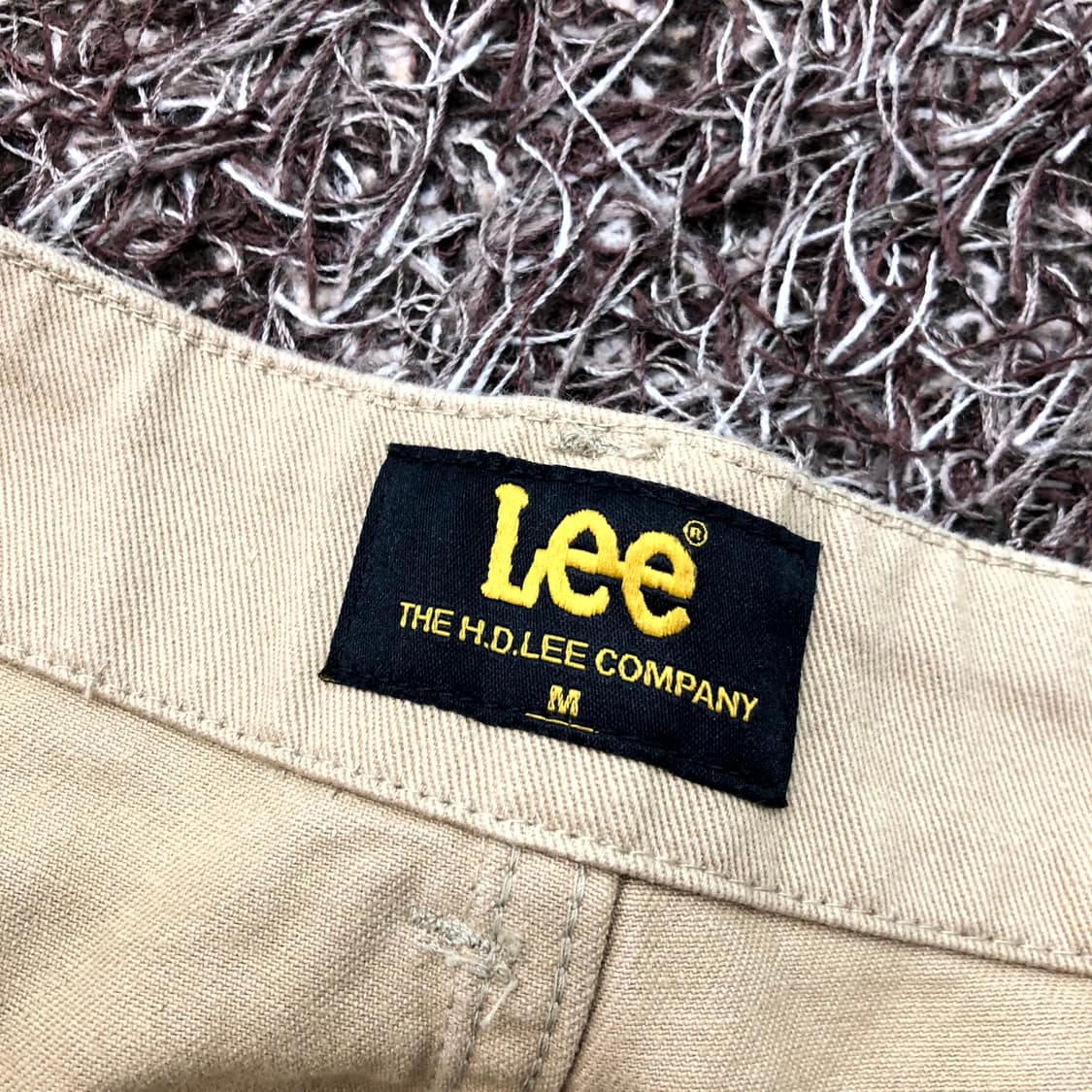 M LEE 베이지 코튼 면바지 상품이미지4