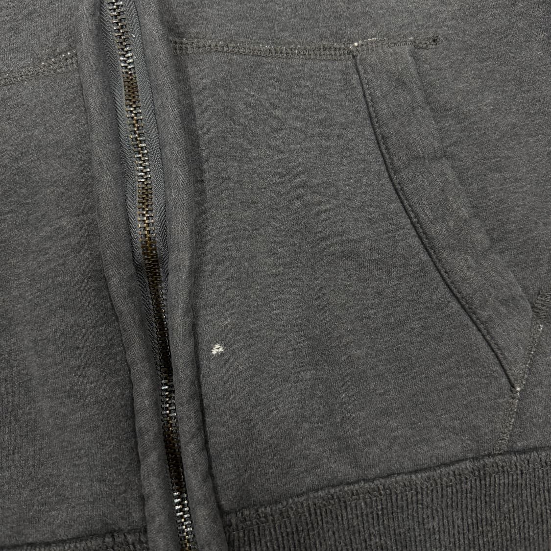 아베크롬비 빈티지 Y2K 스펠로고 후드집업 자켓 그레이 L 상품이미지6